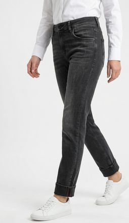 Replay Slim-fit-Jeans REPLAY MARTY, Damen, Gr. 25, L&auml;nge 32, schwarz delav&egrave;, Denim/Jeans, Obermaterial: 99% Baumwolle, 1% Elasthan, slim fit lang, Jeans Slim