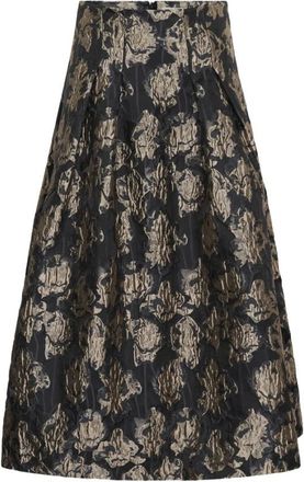 Inwear A-lijn Midi Rok - Dames - Rokken - Zwart - Maat: 2XS Polyamide