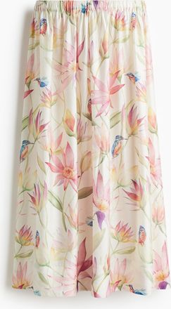 H&M Voluminöser Jupe - White