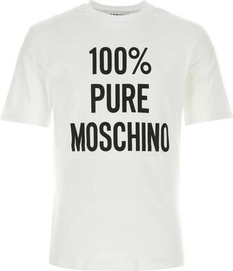 Moschino White Cotton T-shirt