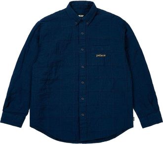 Palace Seer Patch Oxford Shirt Navy P31SHT006