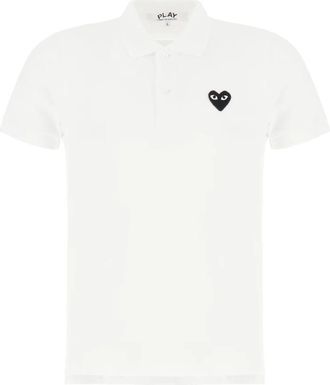 Comme Des Gar&ccedil;ons Klassiek Poloshirt voor Mannen - Heren - Polos - Wit - XL - Katoen - Tops