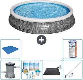 Bestway Piscina Bestway Fast Set Redonda - 396x84 Cm - 8-piezas S21444
