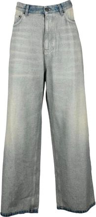 Balenciaga Wide Jeans, female, Blue, Size: S Jeans