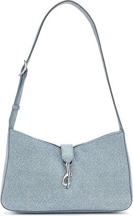 Rebecca Minkoff Megan SM Shoulder Womens Handbags Denim, Leather