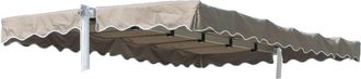 Quick-Star Ersatzdach Standmarkise Dubai Markise Sand 375 X 225 Cm