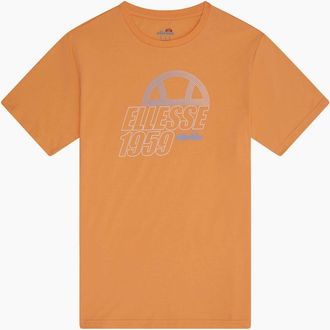 Ellesse Mens Blakeney Printed Logo Crew Neck Short Sleeve T-Shirt - Orange - Size: 36
