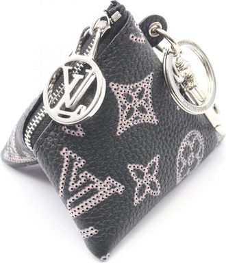 Louis Vuitton Black Noir Pink Mahina Leather Pouch (Pre-Owned)