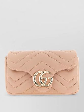 Gucci gg marmont mini leather shoulder bag