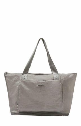 Baggallini Carryall Expandable Packable Weekender Tote Bag in Sterling Shimmer at Nordstrom