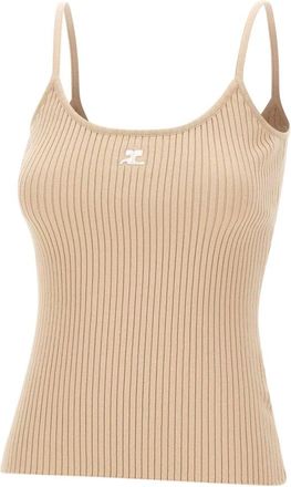 Courr&egrave;ges Mujer, Camisetas, Beige, Talla: L