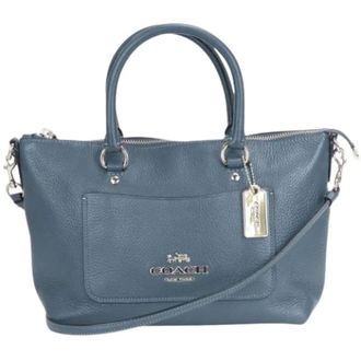 Coach Borsa a mano in pelle Pre-owned - - Pre-owned - Donna - Blu - ONE SIZE