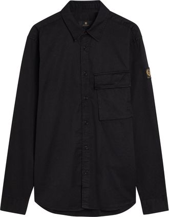 Belstaff Scale Cotton Shirt - Black - XL