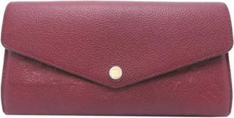 Louis Vuitton Pre-owned Wallets, female, Red, Size: ONE SIZE Pre-owned Fabric wallets