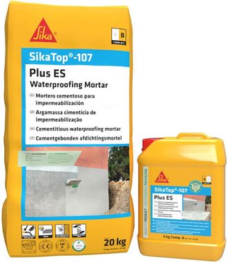 Sika Top 107 Plus Es 25 Kg Gris - Sika