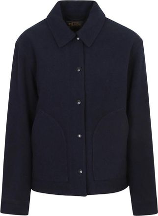 Filson Spokane Insulated Jacket - Dames - Zomerjassen - Blauw - S - Wol - Jassen
