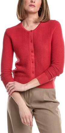 Brooks Brothers Pointelle Cropped Cardigan