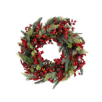MiCa Decorations Guirnalda norah rojo h13xb50xl50cm