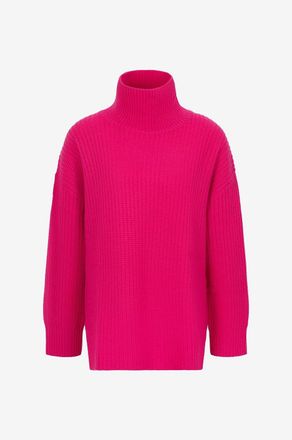 Lisa Yang Gerippter Pullover aus Kaschmir mit Schornsteinkragen Therese