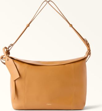 Furla Ginevra Borsa A Spalla L Cuir Marrone Pelle Di Vitello Varrenne Donna