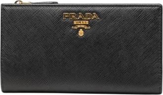 Prada Pre-owned Long Wallet - Dames - Vintage Accessoires - Zwart - ONE Size - Leer - Vintage