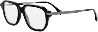 Fendi Glasses, unisex, Black, Size: 53 MM Essential Rectangle Glasses