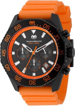 Technomarine Mens Mar Vivo Black Dial Watch
