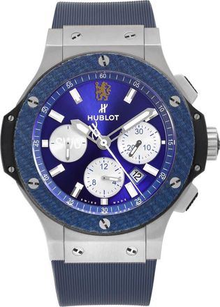 Hublot Pre-owned Hublot Big Bang Chronograph Blue Dial Mens Watch 301.SY.7129.LR.CFC17