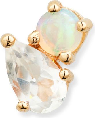 Anzie x Mel Soldera Jumelle Single Stud Earring in Gold/left at Nordstrom, Size One Size Oz