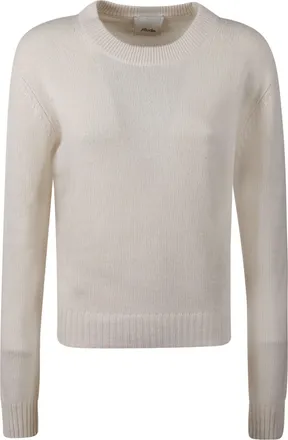 Allude Slightly Cropped Cashmere Sweater