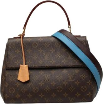 Louis Vuitton Pre-owned Cluny MM - Dames - Vintage Handtas - Bruin - ONE Size - Leer - Vintage