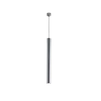Netlighting FLUKE Slim Pendant Ceiling Light Chrome 5.5x60cm in Grey | Size: 5.5x60 cm
