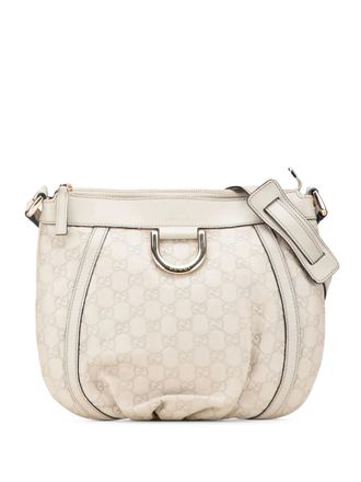 Gucci 2000-2015 Guccissima Abbey D Ring crossbody bag - women - Calf Leather - One Size - White
