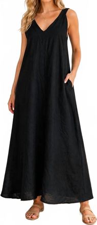 Elie Tahari V-Neck Dress In Black