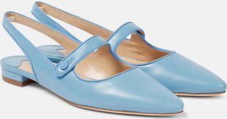 Manolo Blahnik Ballerine slingback Campariflatsli