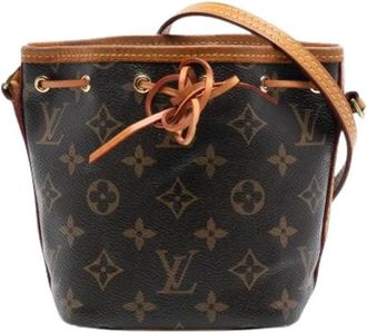 Louis Vuitton Pre-owned Bucket Bags, female, Brown, Size: ONE SIZE Pre-owned Nano Noe