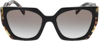 Prada Stijlvolle zonnebril met uniek ontwerp - unisex - Zonnebrillen - Zwart - ONE Size - Accessoires