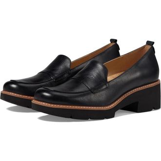 Naturalizer Womens Naturalizer Darry H7079L1001 Loafers Black Leather Slip On ZAP1940