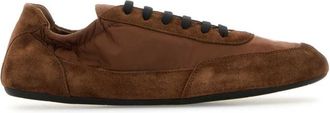 Prada Brown Lace Up Snekaers