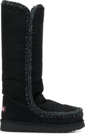 Mou Eskimo 40 Boot - Dames - Winterlaarzen - Zwart - 40 EU - Wol - Schoenen