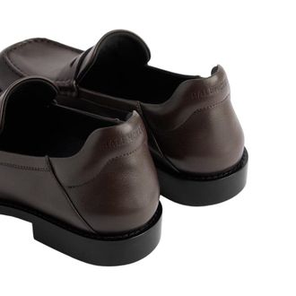 Balenciaga Womens Comfy Loafer B Acc Brown Loafers