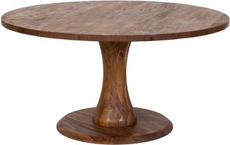 Wanderlust Deco Mesa De Comedor De Madera Marr&oacute;n 150x150x77h Cm