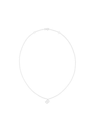 Alinka ALINKA ID diamond necklace - women - Diamond/18kt White Gold - OS - Metallic