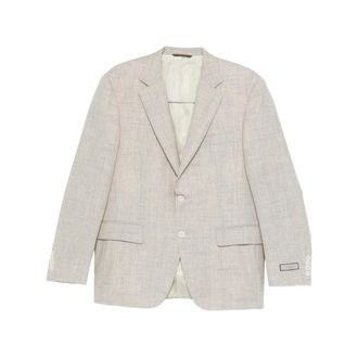 Canali Blazers, male, Beige, Size: 2XL Travel Blazer
