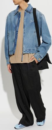 Jacquemus Denim Jacket Veste, Mens, Blue