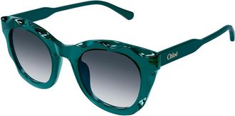Chloé CH0295S 005 Womens Sunglasses Green Size 50