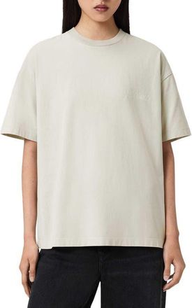 AllSaints Odyssey Cotton Graphic T-Shirt in Mint Green at Nordstrom, Size X-Small
