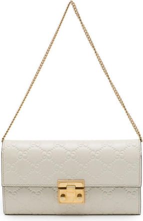 Gucci Pre-owned Gucci Guccissima Padlock Wallet On Chain Ladies NTLJ1V4MB5A1EFHS