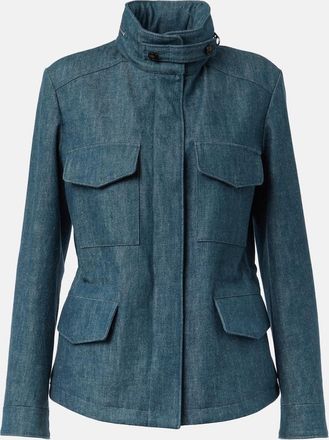 Loro Piana Giacca Traveller Mini in denim