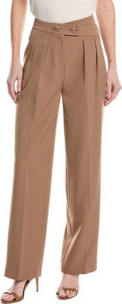 Kenneth Cole High-Rise Pintuck Wide Leg Pant